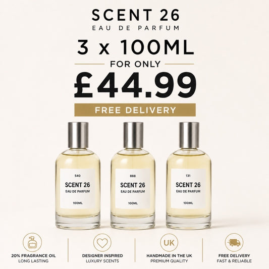 Mix, Match & Save with perfume bundle from Scent 26 with Free Delivery