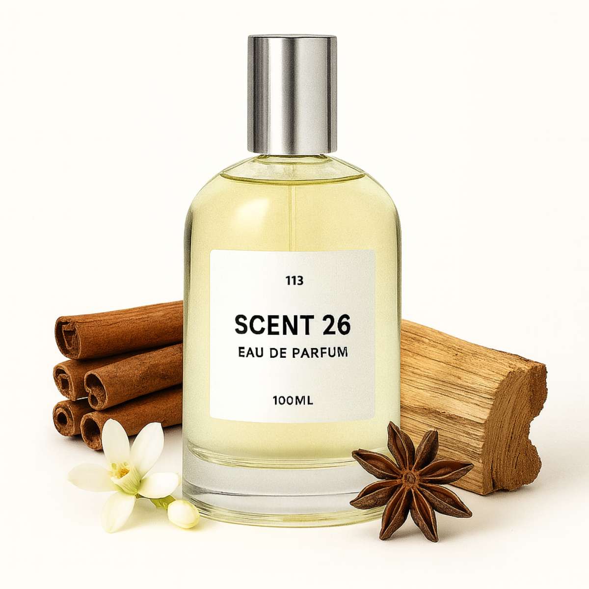 113 Santal inspired Creed Original Santal dupe perfume by Scent 26 – warm spicy unisex fragrance UK