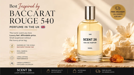 Scent 26 No.540 Baccarat Rouge 540 inspired perfume