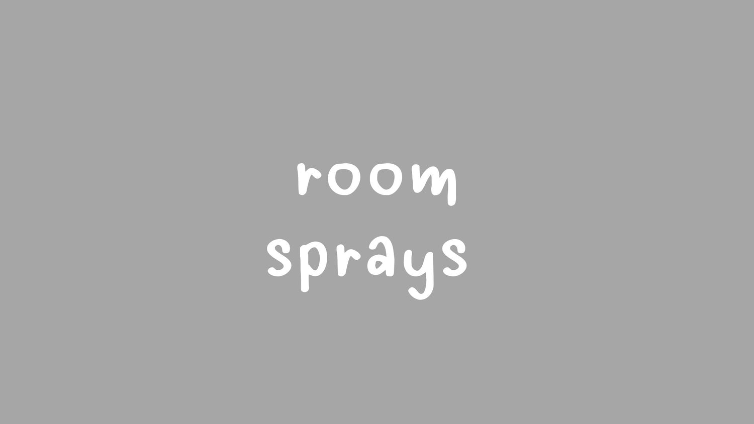 Scented Room Spray