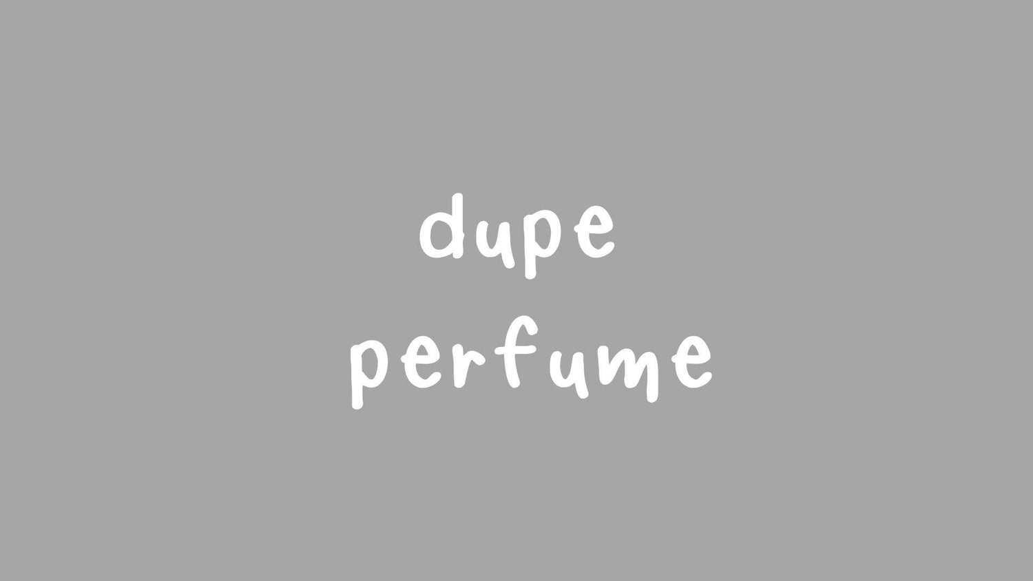 Designer Inspired Parfum