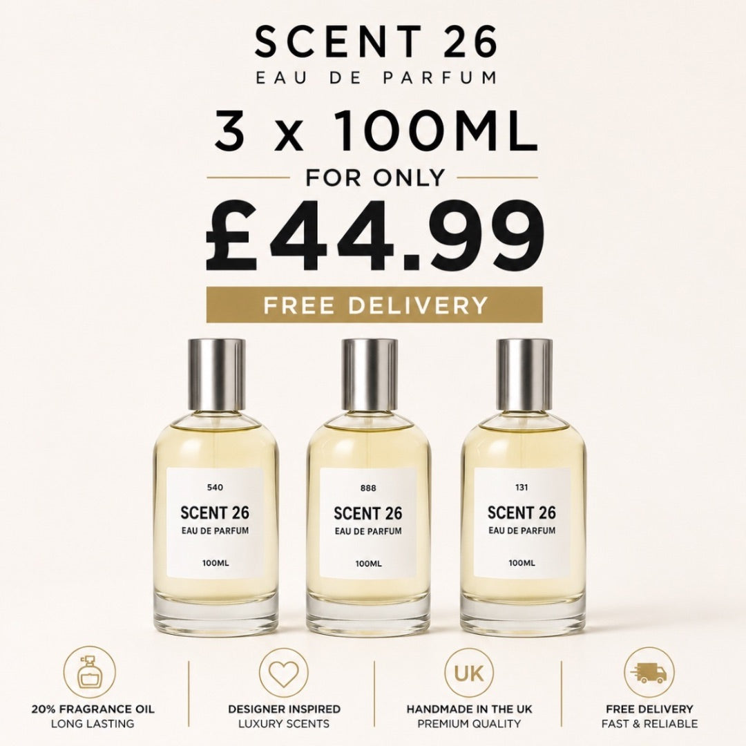 Mix, Match & Save with perfume bundle from Scent 26 with Free Delivery 