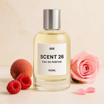 100ml bottle of Angel Nova designer-inspired dupe perfume UK by Scent 26, modern floral scent for women
