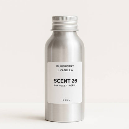 Blueberry + Vanilla Diffuser Refill 100ml from Scent 26
