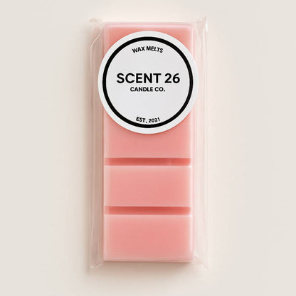 Cranberry Orange and Cinnamon wax melt snap bar for cosy winter home