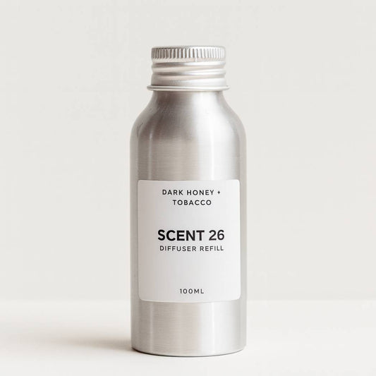 Dark Honey + Tobacco Diffuser Refill 100ml by Scent 26