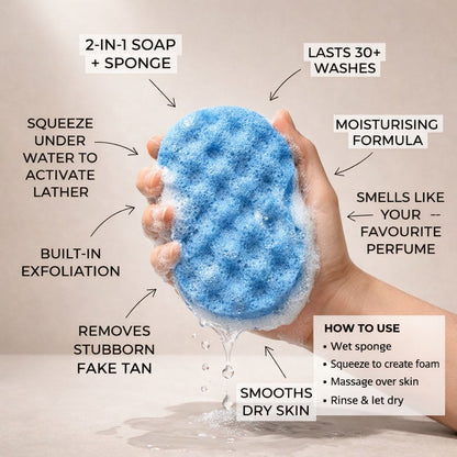 Exfoliating Soap Sponge for Men
