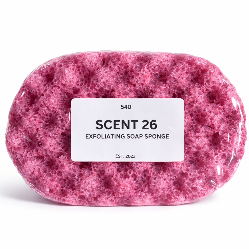 540 Inspired by Baccarat Rouge Exfoliating Soap Sponge