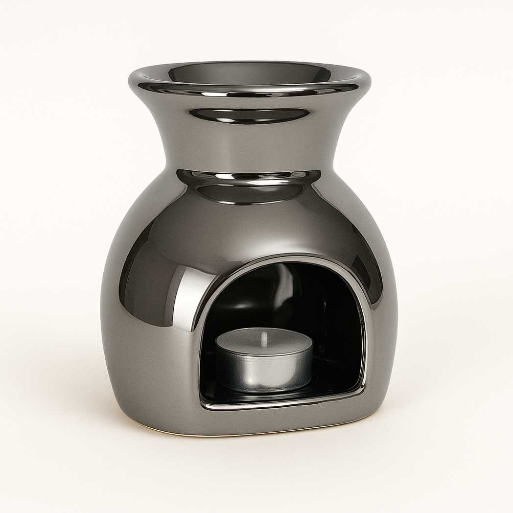 Mia Wax Burner Silver
