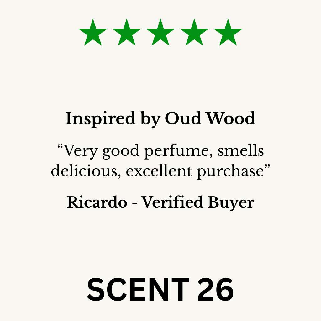 5-star review Oud Wood Dupe Perfume Scent 26