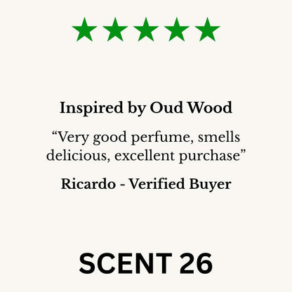5-star review Oud Wood Dupe Perfume Scent 26