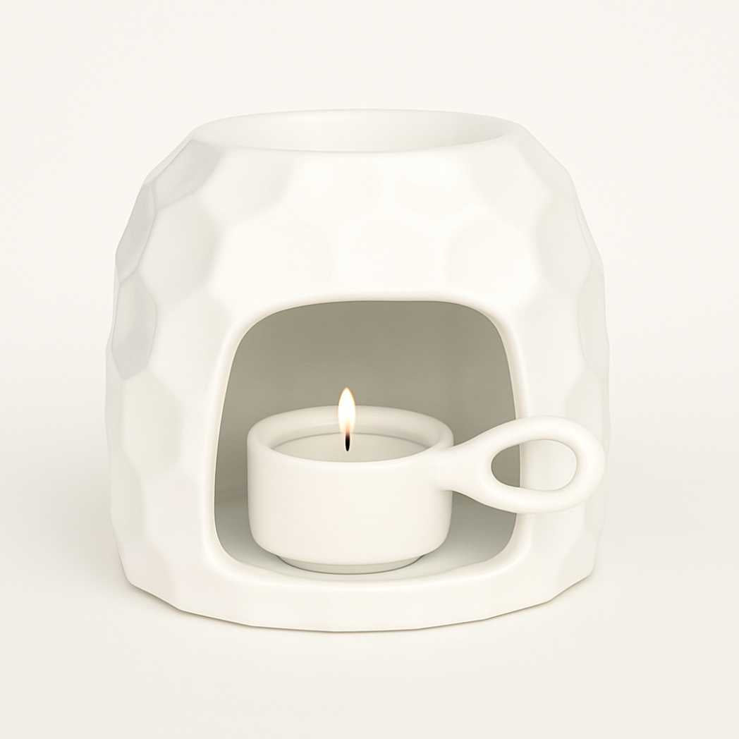 Tulsa Wax Burner White