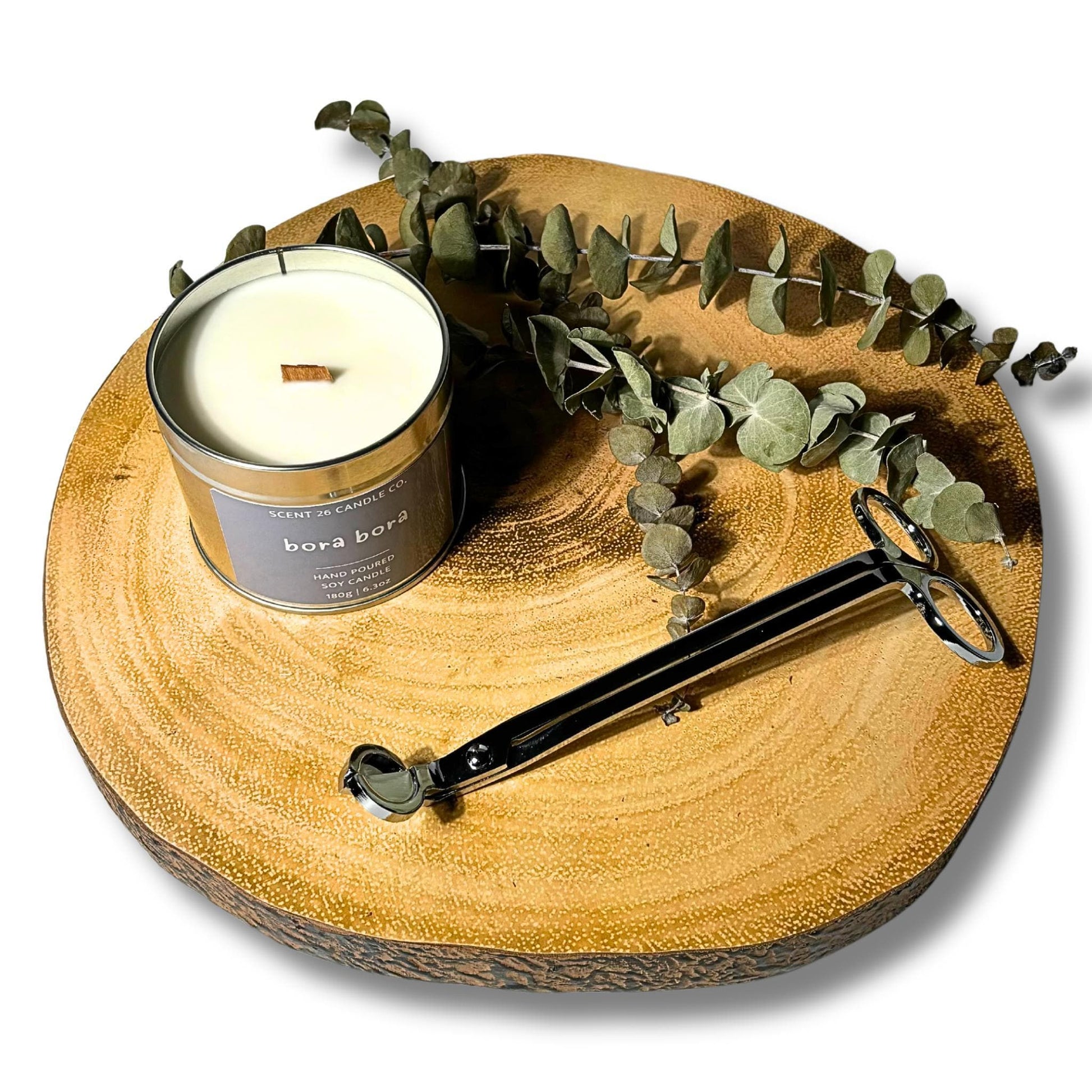 BORA BORA WOOD WICK CANDLE