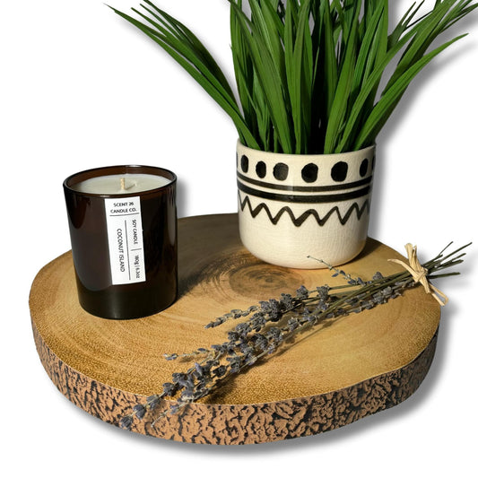 COCONUT ISLAND SCENTED CANDLE 20CL