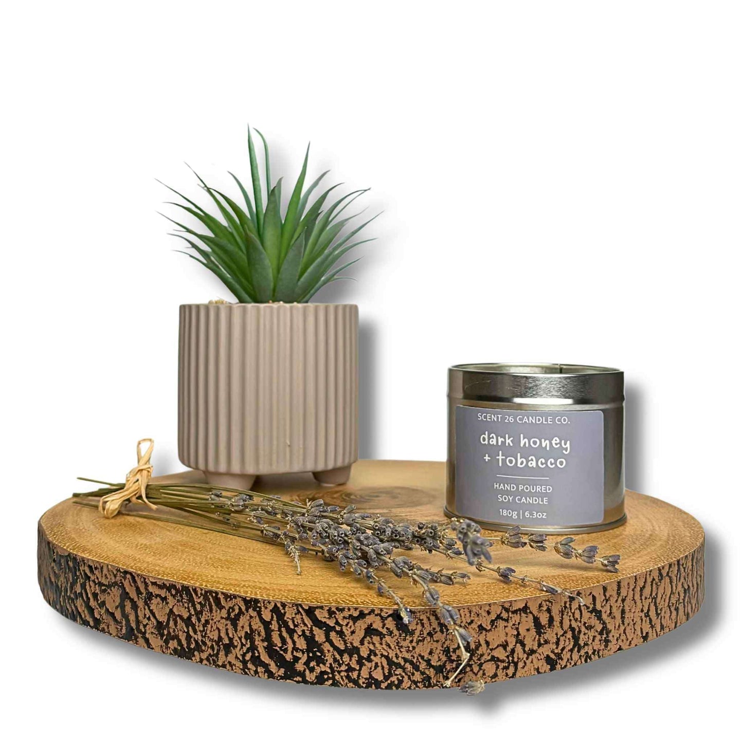 DARK HONEY + TOBACCO WOOD WICK CANDLE