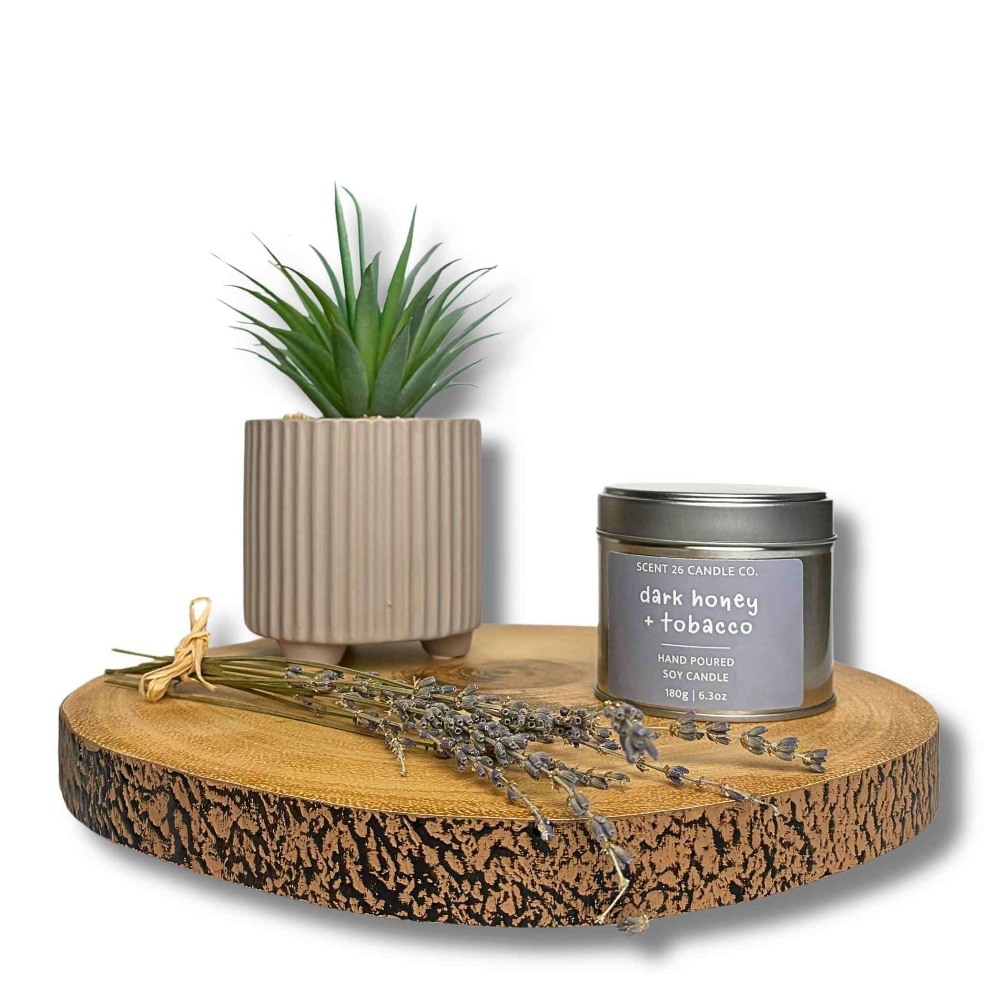 DARK HONEY + TOBACCO WOOD WICK CANDLE