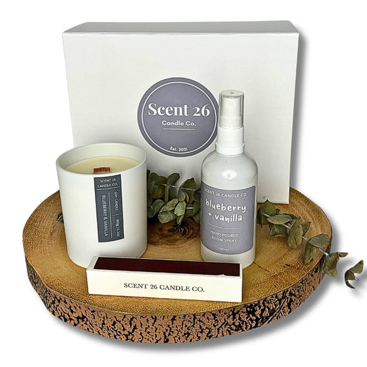 HOME FRAGRANCE GIFT SET: BLUEBERRY + VANILLA