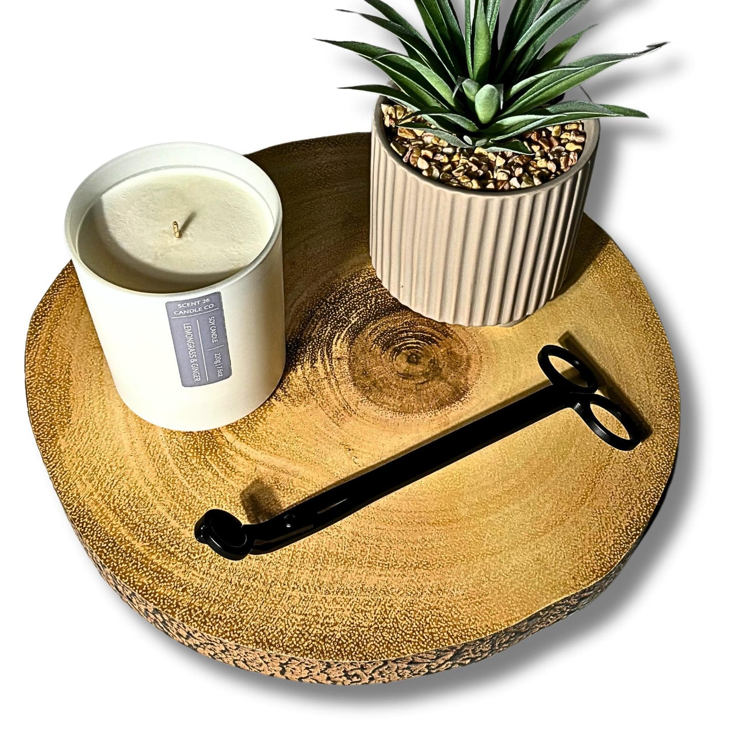 LEMONGRASS + GINGER SCENTED CANDLE 30CL