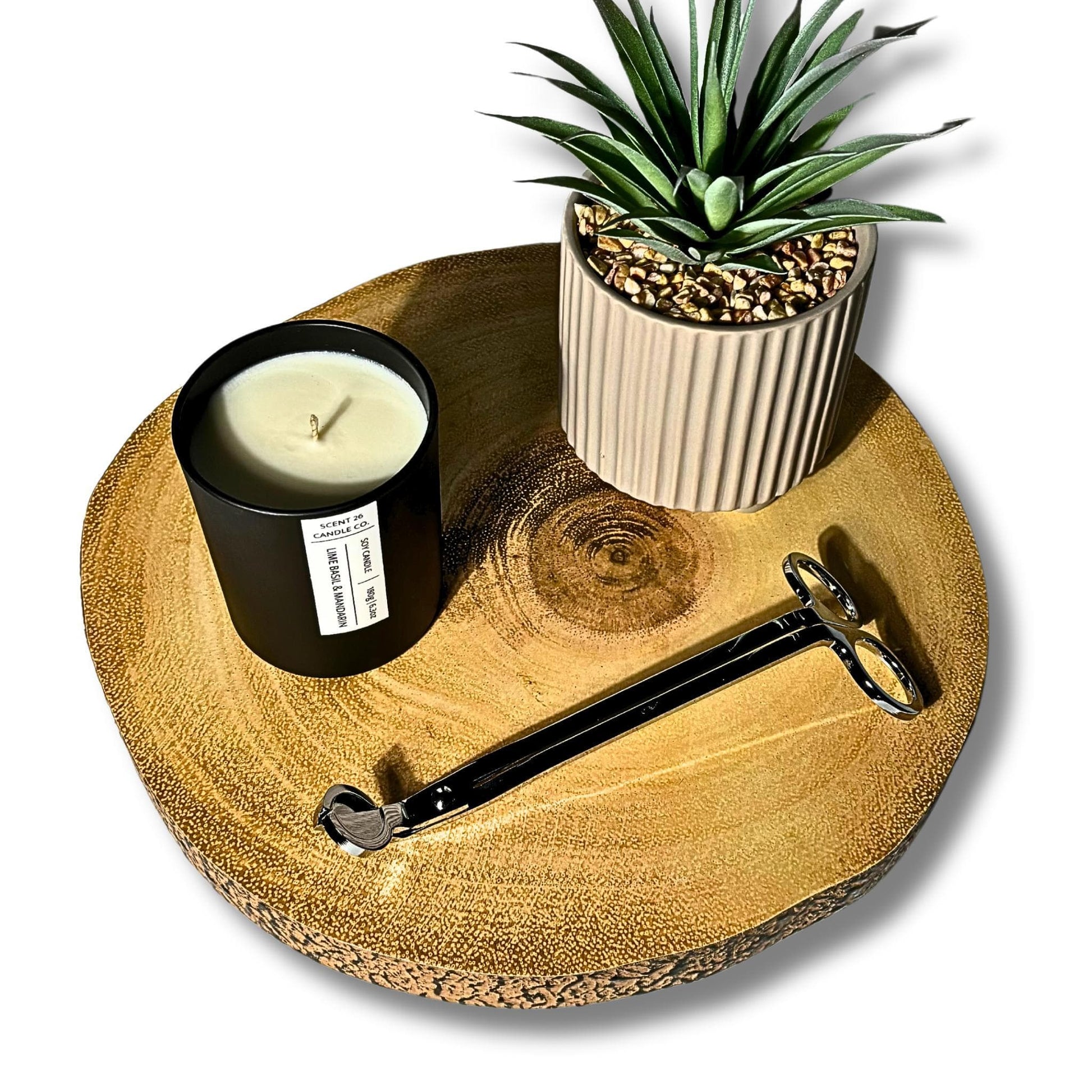 LIME BASIL + MANDARIN SCENTED CANDLE 20CL