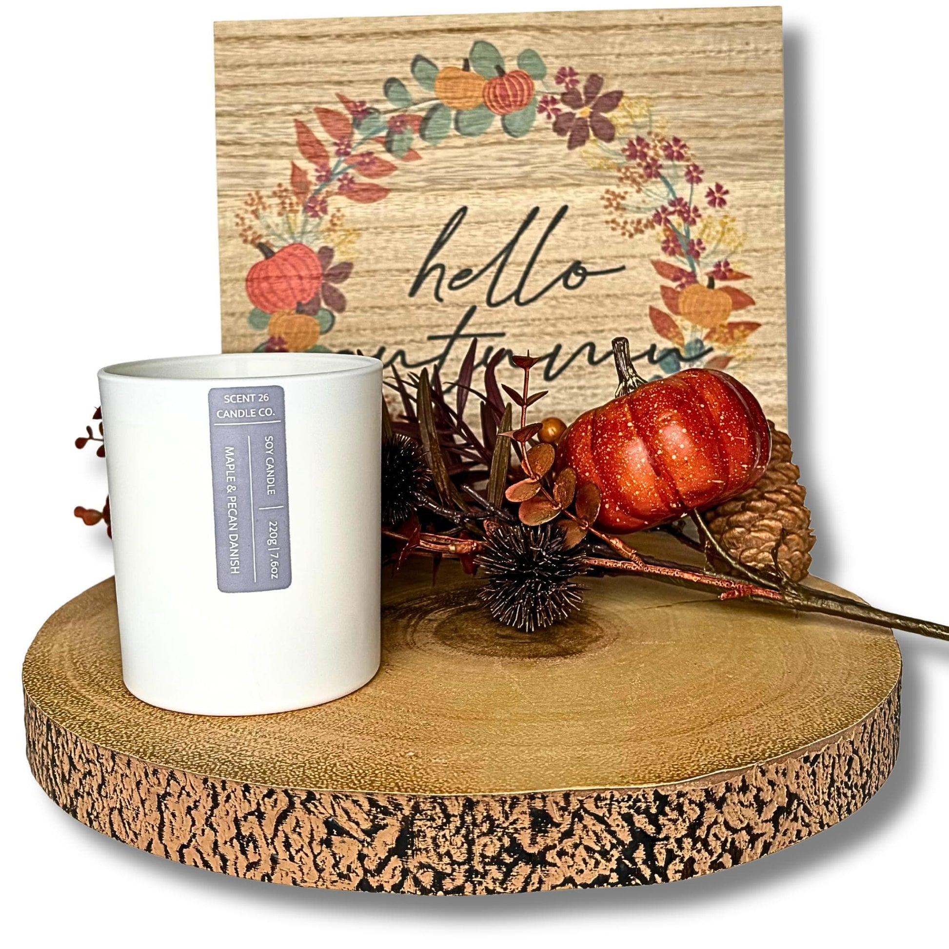 MAPLE PECAN + DANISH WOOD WICK CANDLE 30CL