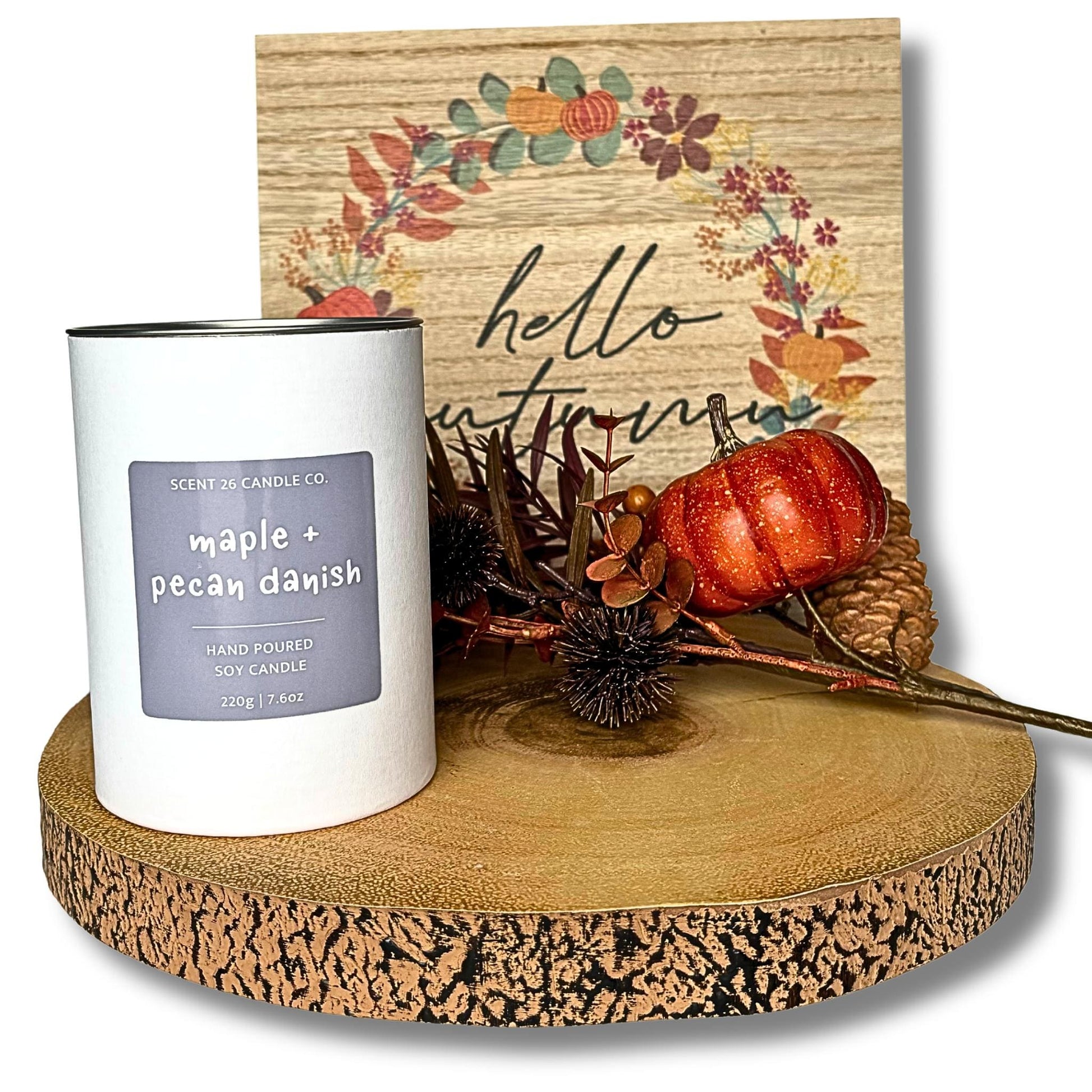 MAPLE PECAN + DANISH WOOD WICK CANDLE 30CL