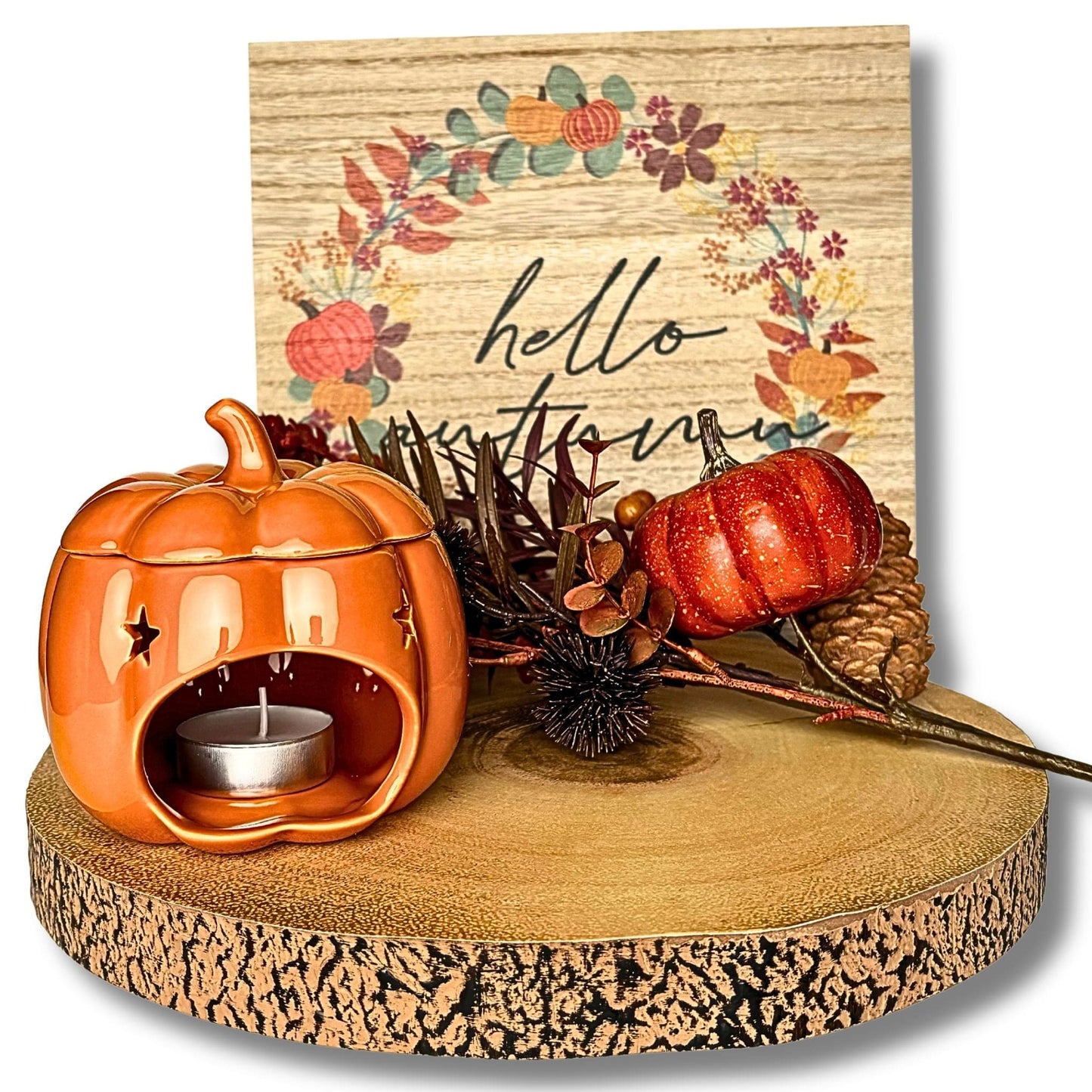 ORANGE PUMPKIN WAX MELT BURNER