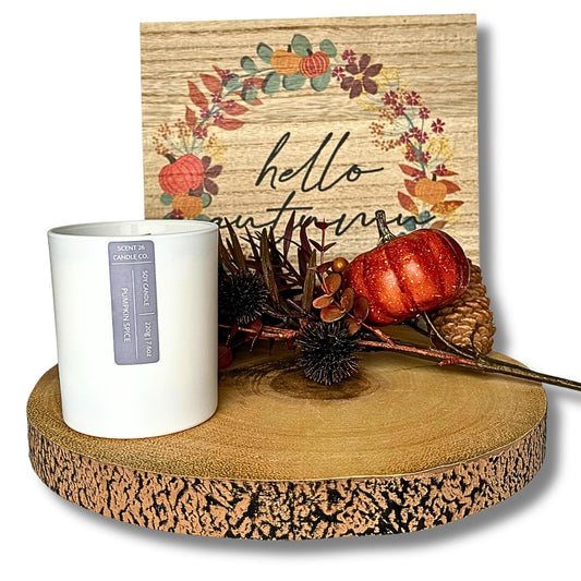 PUMPKIN SPICE WOOD WICK CANDLE 30CL