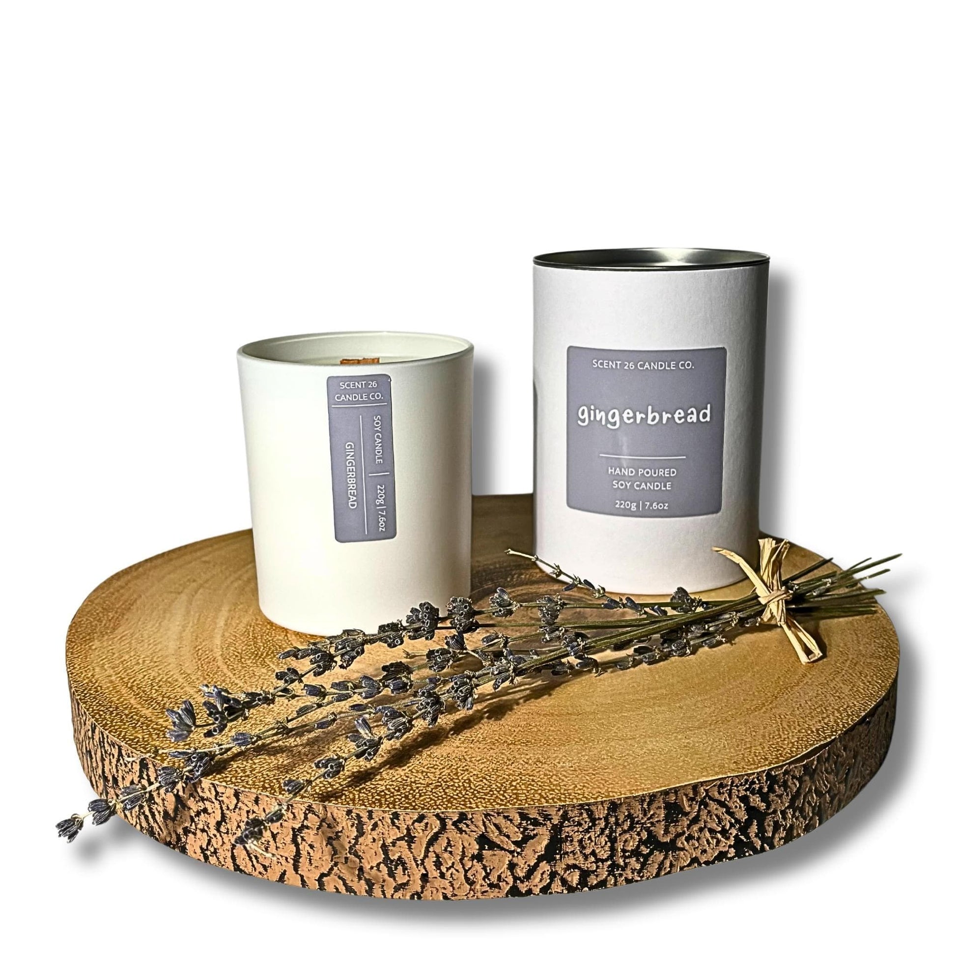 Scent 26 Candle Co. Candles GINGERBREAD WOOD WICK CANDLE 30CL