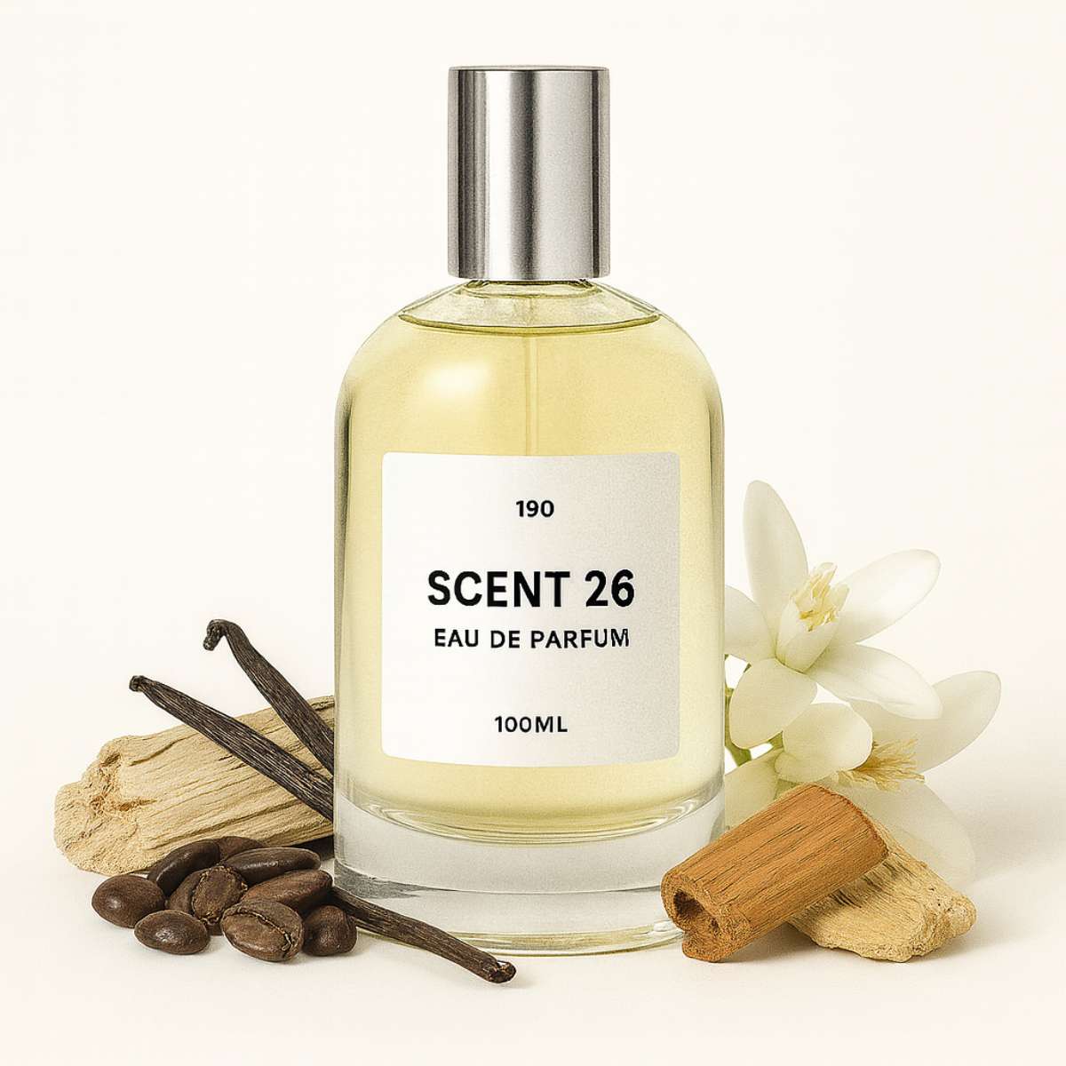 190 Black Opium inspired dupe perfume by Scent 26 – coffee vanilla women's perfume UK