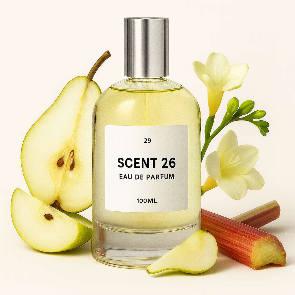 29 Pear and Freesia inspired dupe perfume by Scent 26 – fruity floral women's fragrance UK