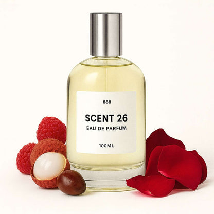 888 Nova inspired dupe perfume by Scent 26 – fruity rose women's fragrance UK