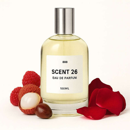 888 Nova inspired dupe perfume by Scent 26 – fruity rose women's fragrance UK