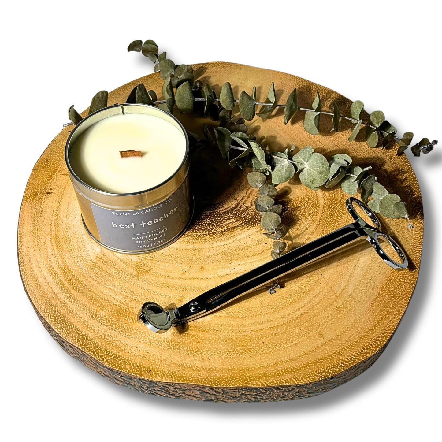 'TEACHER GIFT' WOOD WICK CANDLE